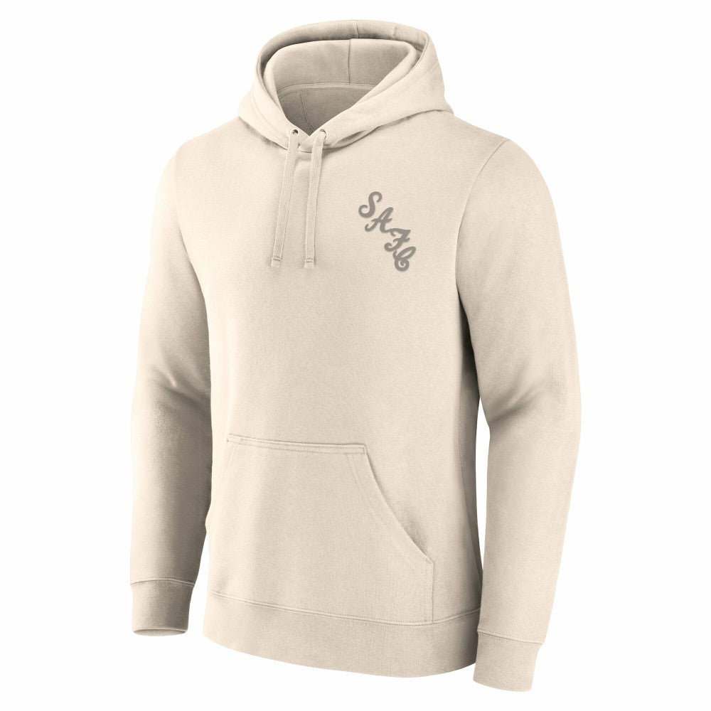 Sunderland Essentials Small Crest Vintage Logo Overhead Hoodie / Whitecap Gray / Mens 