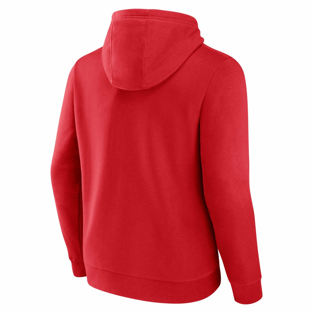 Sunderland Essentials Small Crest Overhead Hoodie / Athletic Red / Mens 