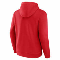 Sunderland Essentials Small Crest Overhead Hoodie / Athletic Red / Mens 