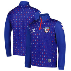 Sunderland Hummel Away Pre-Match Half Zip Sale - Blue 