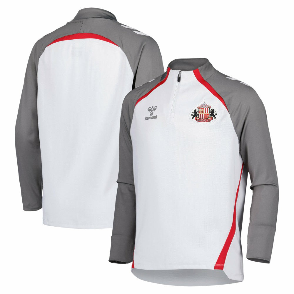 Sunderland Hummel Training Half Zip / White / Kids 