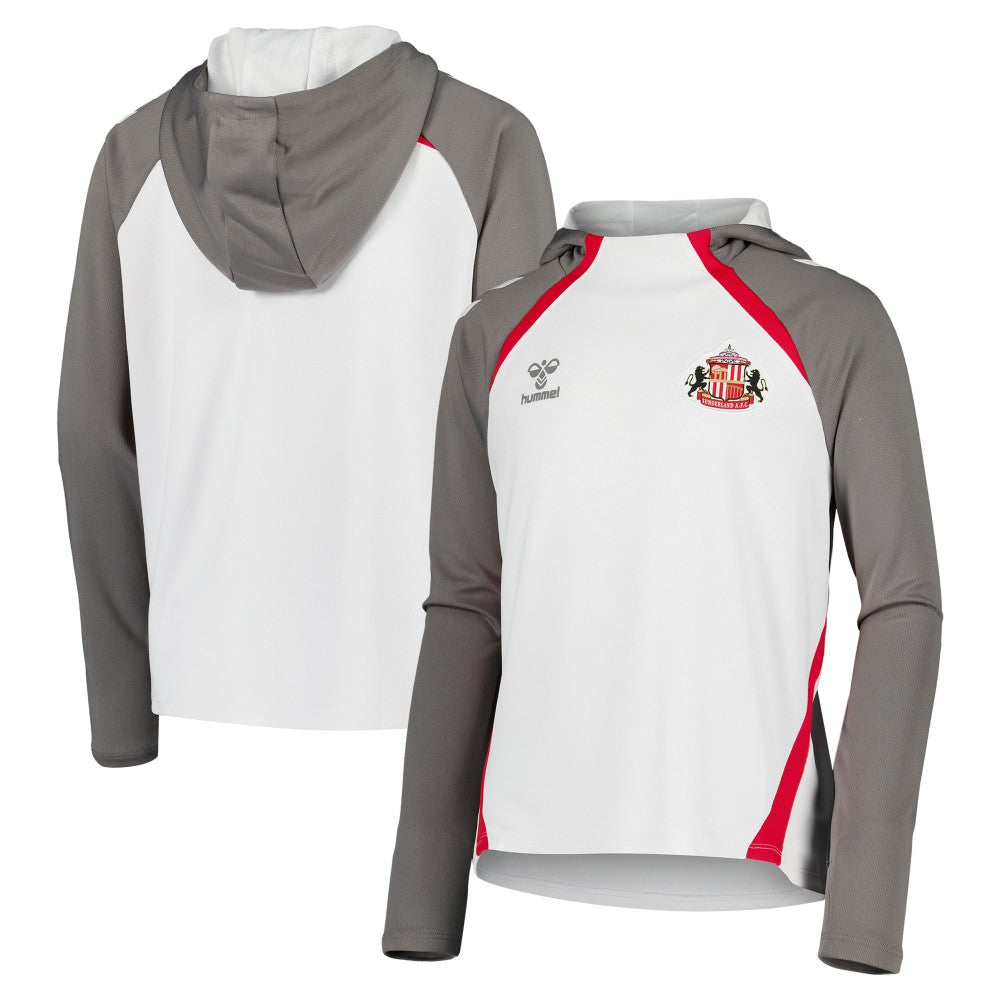Sunderland Hummel Training Hoodie / White / Kids 