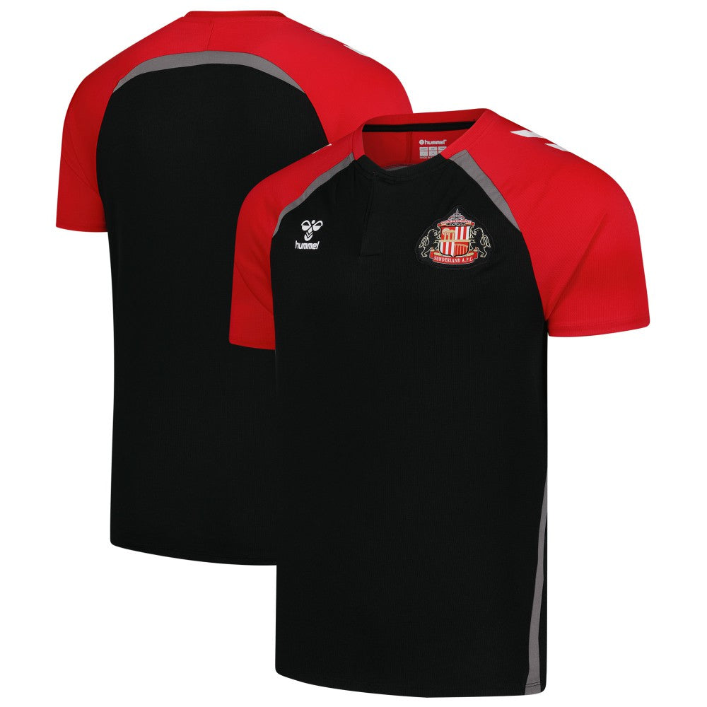 Sunderland Hummel Training Polo Sale - Black 