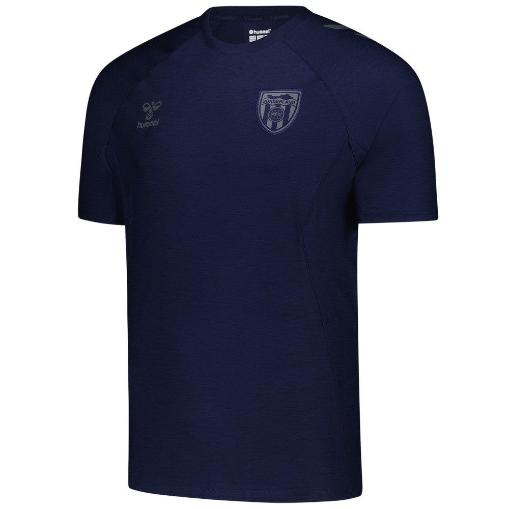 Sunderland Hummel Travel T-Shirt Sale - Navy 