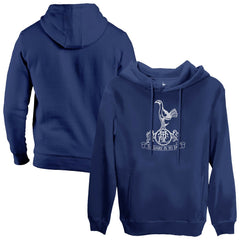 Tottenham Hotspur 1863FC Mono Badge Fleece Pullover Hoodie Sale - Navy 