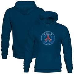 Paris Saint-Germain 1863FC Youth Color Badge Fleece Pullover Hoodie on sale - Navy 