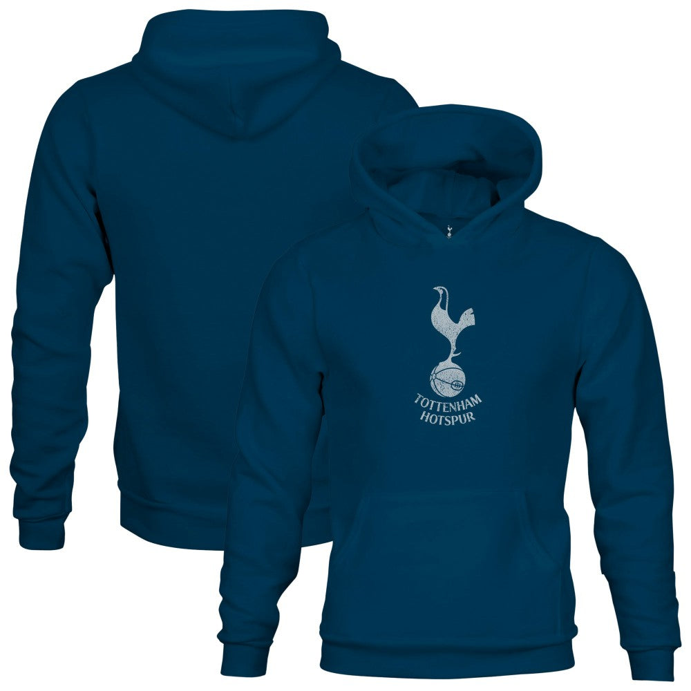 Tottenham Hotspur 1863FC Youth Mono Badge Fleece Pullover Hoodie Sale - Blue 