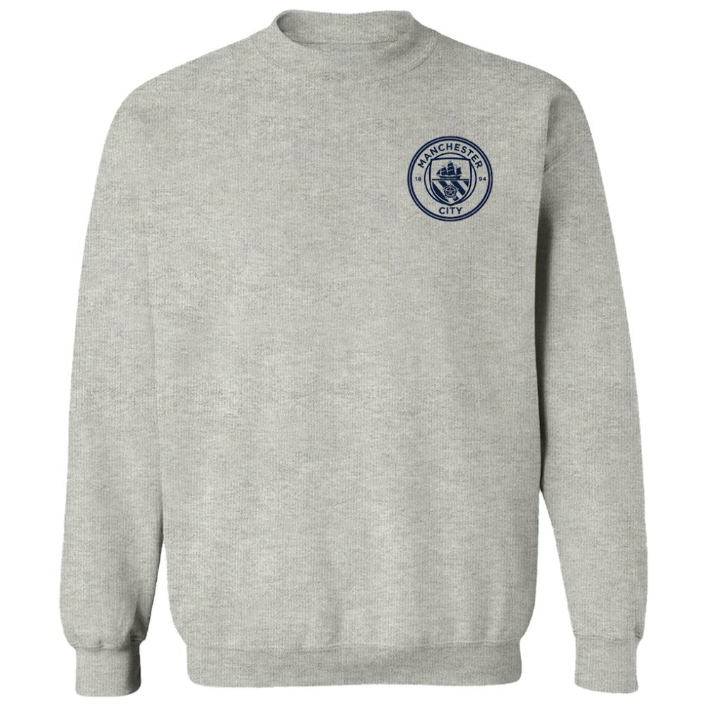 Manchester City Vive La Fete Women's Impressions Artwork Pullover Sweatshirt  Discount - Gray 