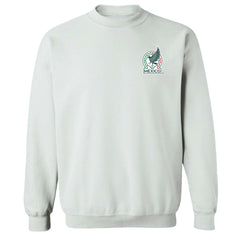 Mexico National Team Vive La Fete Women's Impressions Artwork Pullover Sweatshirt  for sale - White 
