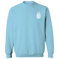 Argentina National Team Vive La Fete Women's Impressions Artwork Pullover Sweatshirt  for sale - Light Blue 