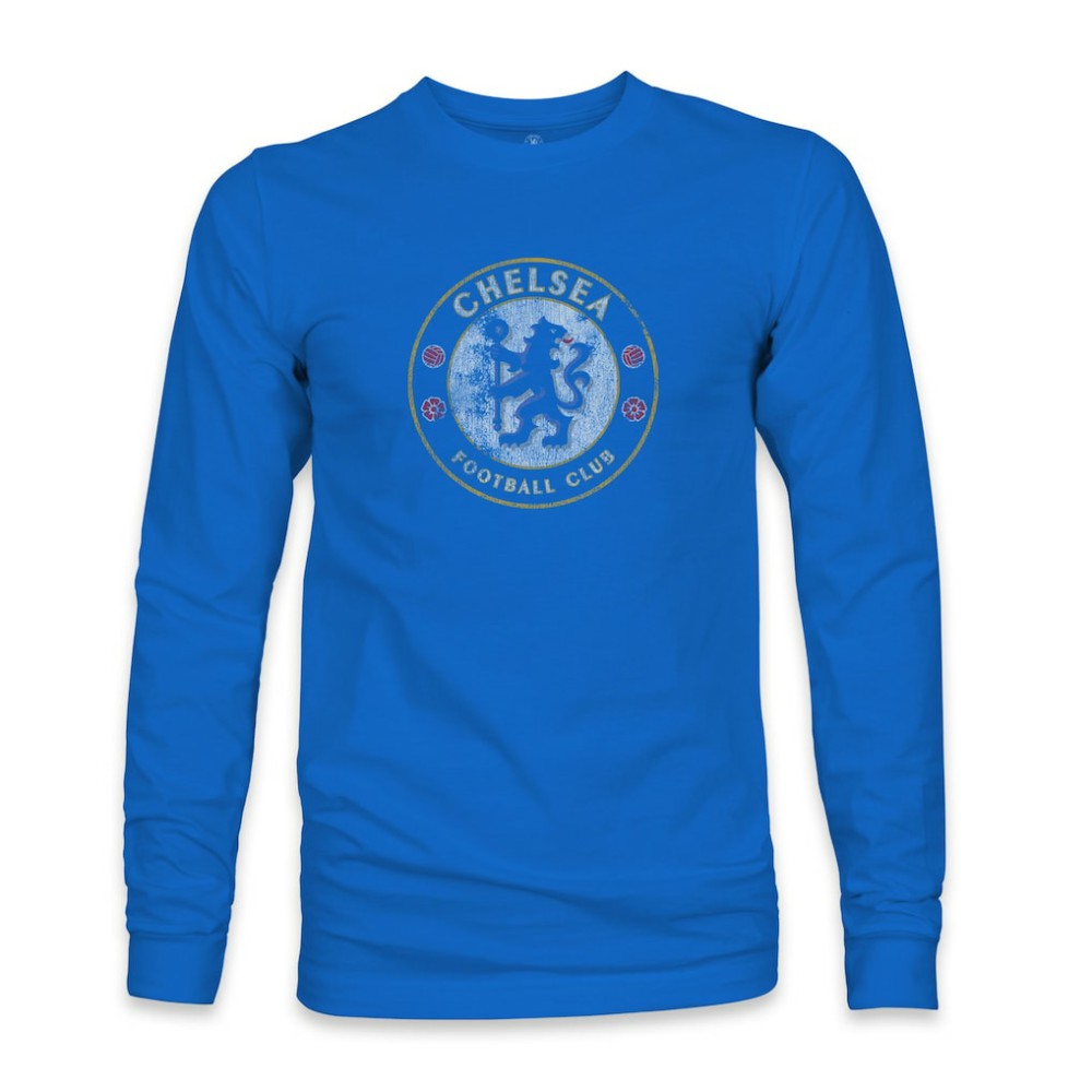 Chelsea 1863FC Color Badge Long Sleeve T-Shirt on sale - Blue 
