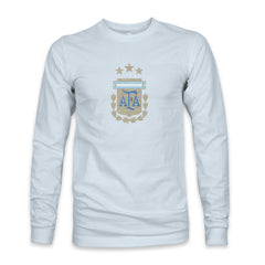 Argentina National Team 1863FC Color Badge Long Sleeve T-Shirt for sale - Light Blue 