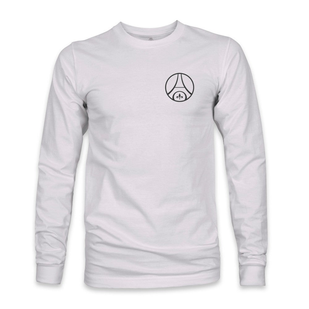 Paris Saint-Germain 1863FC  Back Team Arch Long Sleeve T-Shirt on sale - Gray 