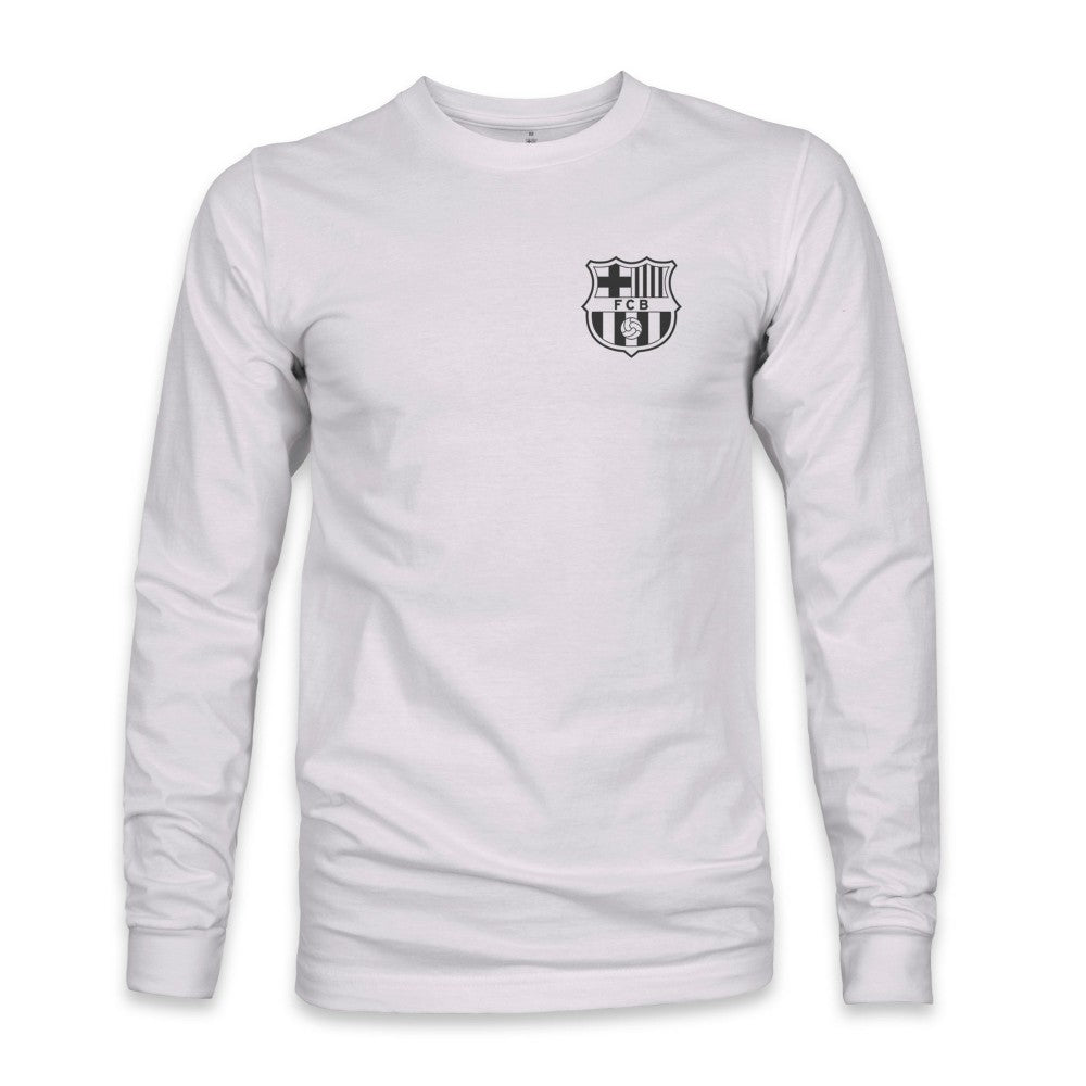 Barcelona 1863FC  Back Team Arch Long Sleeve T-Shirt on sale - Gray 