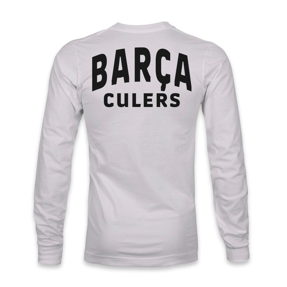 Barcelona 1863FC  Back Team Arch Long Sleeve T-Shirt on sale - Gray 