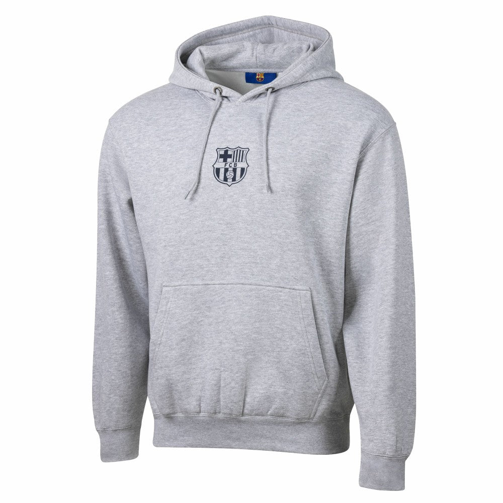 Barcelona Sport Design Sweden Streetwear Relaxed Pullover Hoodie on sale - Heather Gray 