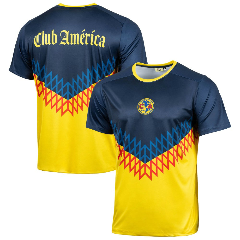 Club America Sport Design Sweden Youth Home Sideline T-Shirt Discount - Navy 