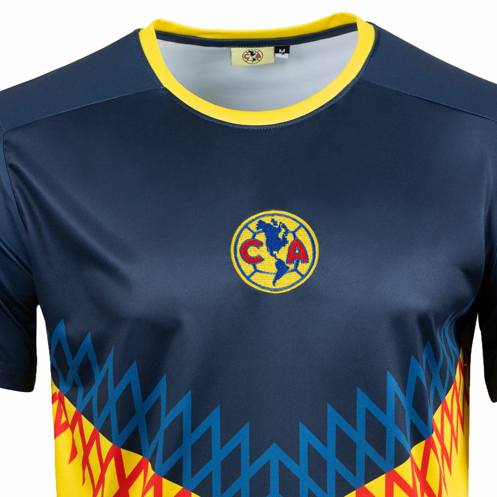 Club America Sport Design Sweden Youth Home Sideline T-Shirt Discount - Navy 
