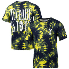 Tottenham Hotspur Sport Design Sweden Relaxed Time Out Tie-Dye T-Shirt Sale - Navy 
