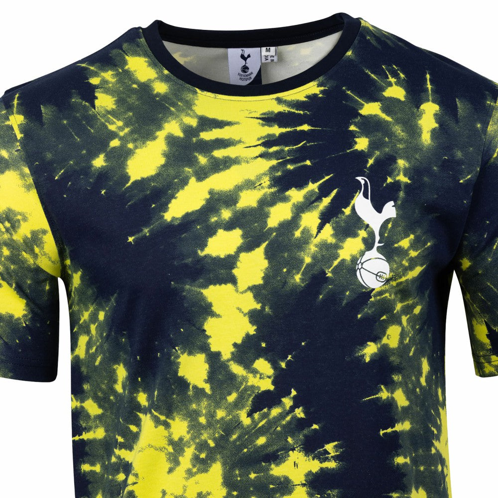 Tottenham Hotspur Sport Design Sweden Relaxed Time Out Tie-Dye T-Shirt Sale - Navy 