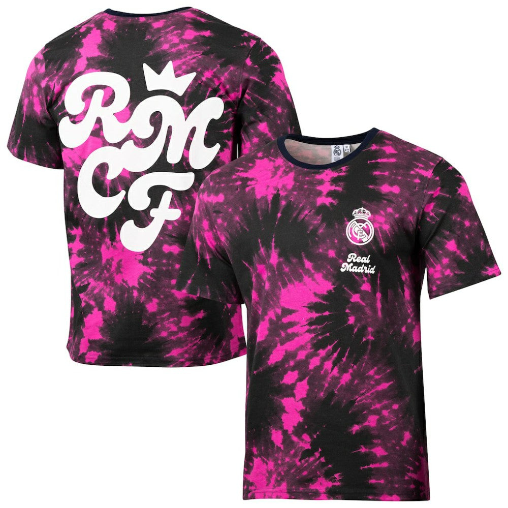 Real Madrid Sport Design Sweden Relaxed Time Out Tie-Dye T-Shirt Discount - Black 