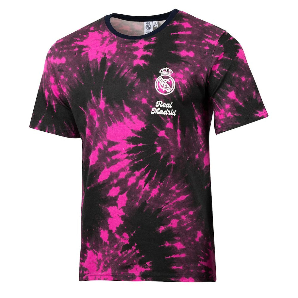 Real Madrid Sport Design Sweden Relaxed Time Out Tie-Dye T-Shirt Discount - Black 