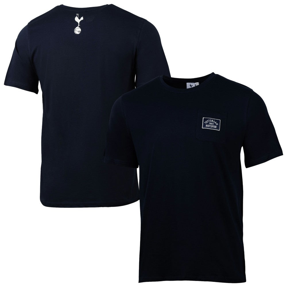 Tottenham Hotspur Sport Design Sweden Relaxed Post Match Pocket T-Shirt Sale - Navy 
