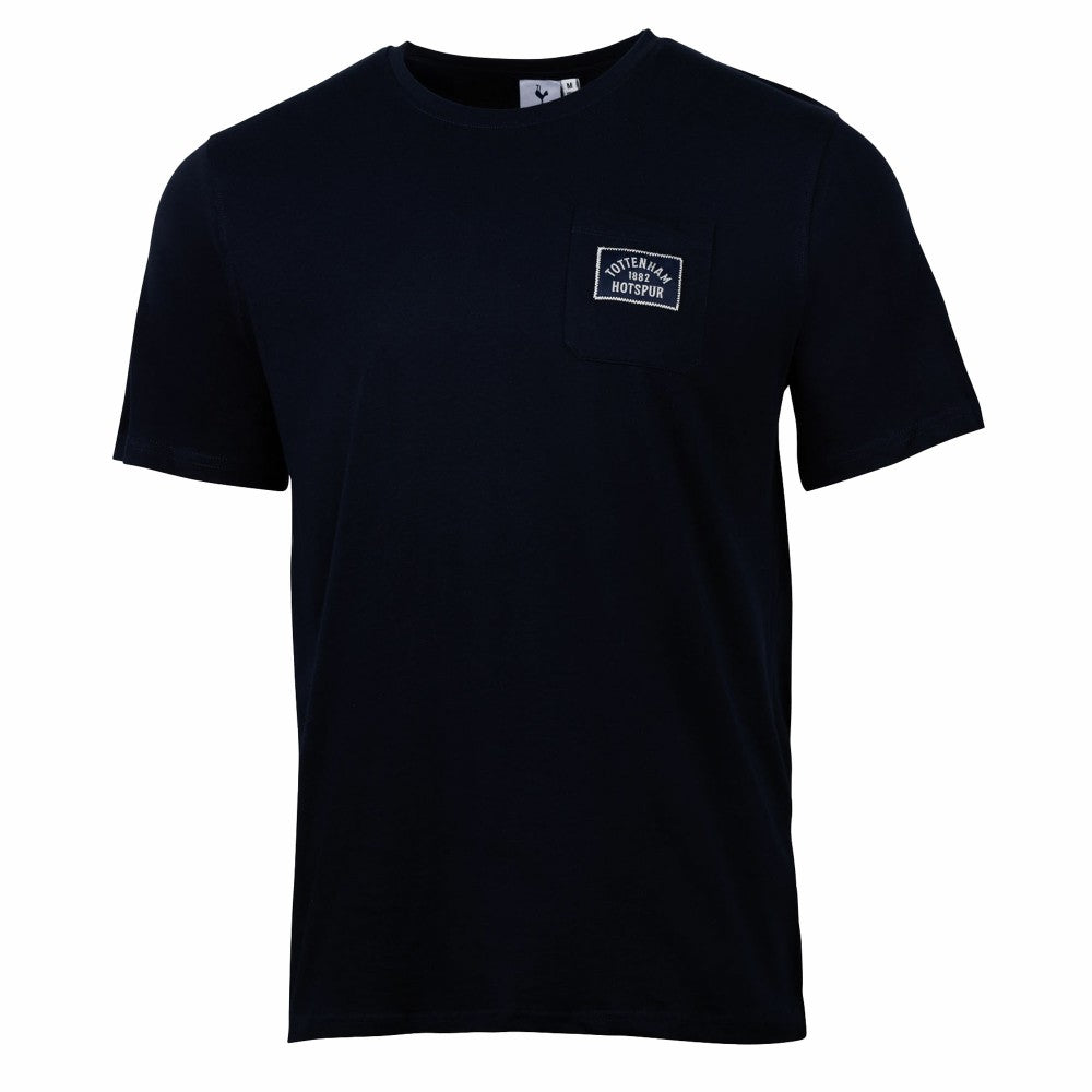 Tottenham Hotspur Sport Design Sweden Relaxed Post Match Pocket T-Shirt Sale - Navy 
