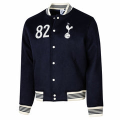 Tottenham Hotspur Sport Design Sweden Free Kick Wool Varsity Jacket Sale - Navy 