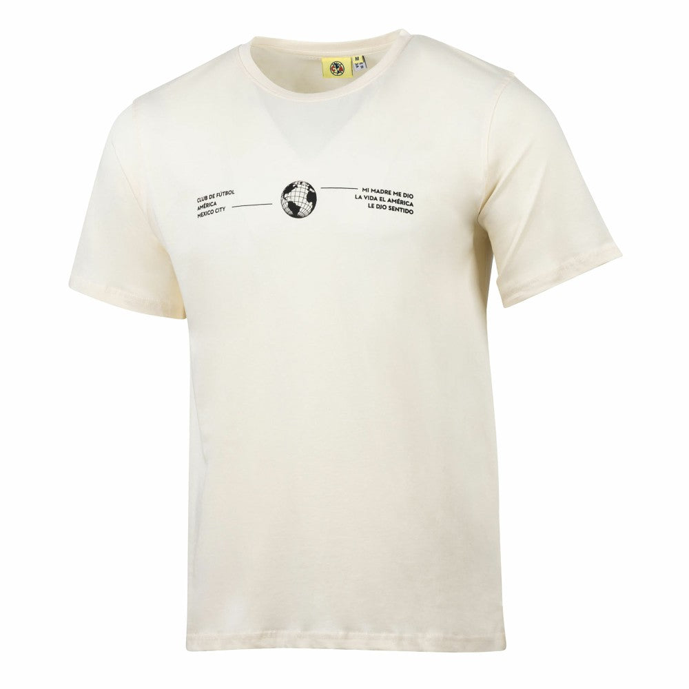 Club America Sport Design Sweden Everyday Relaxed T-Shirt Discount - Cream 