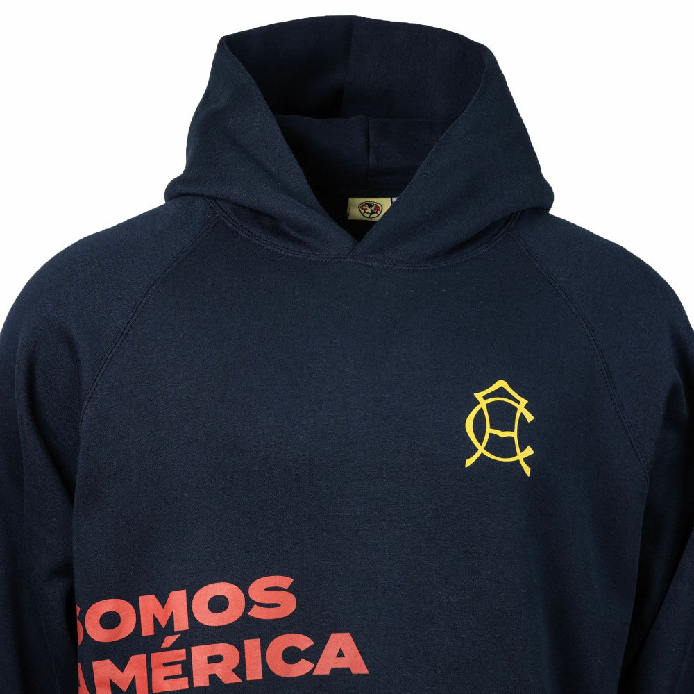 Club America Sport Design Sweden Overtime Oversized Raglan Hoodie Discount - Navy 