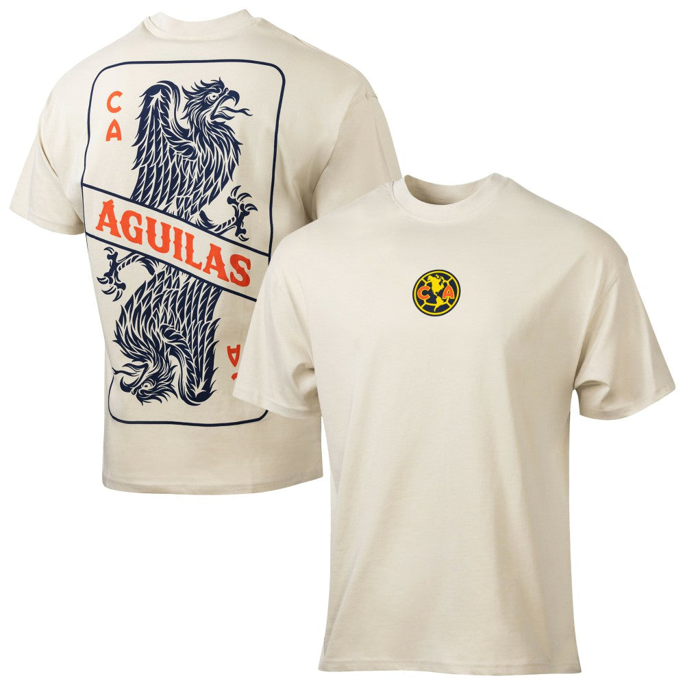 Club America Sport Design Sweden Youth Game Day Graphic T-Shirt Discount - Tan 