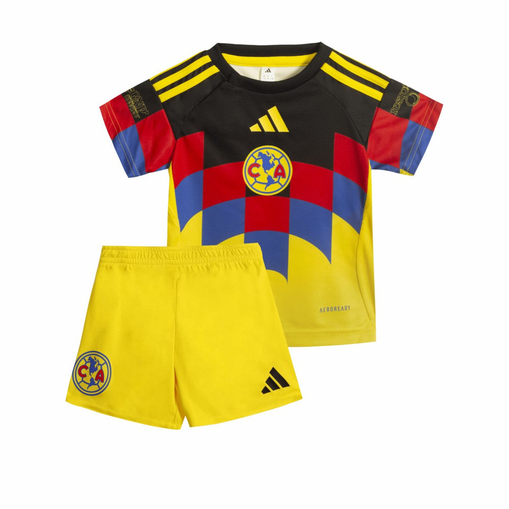 Club America Infant 2025/26 Home Kit Set Discount - Yellow 