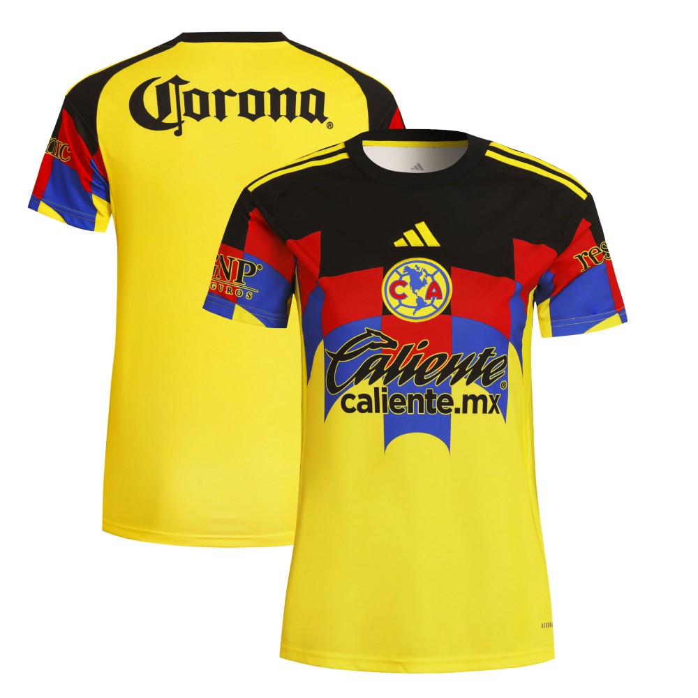 Club America Women's 2025/26 Home Replica Jersey Discount - Yellow 