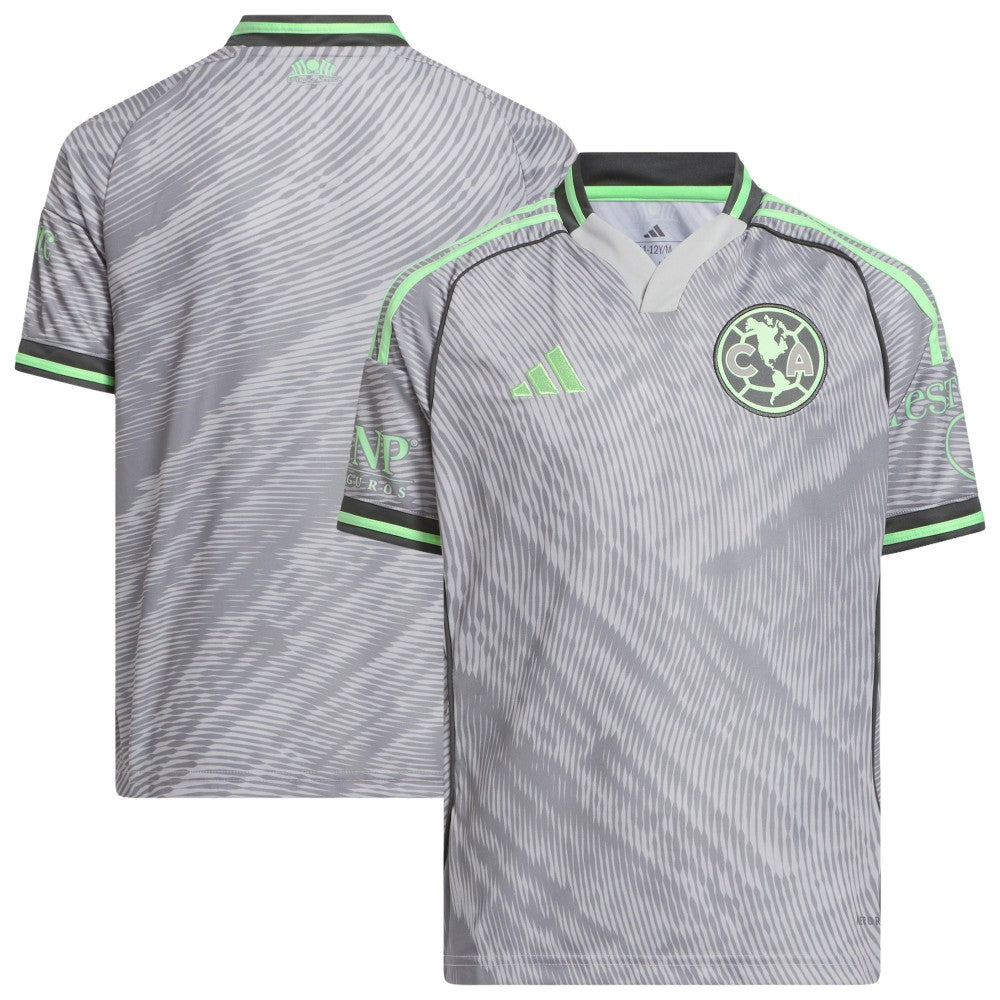Club America Youth 2025 Third Replica Jersey Discount - Gray 