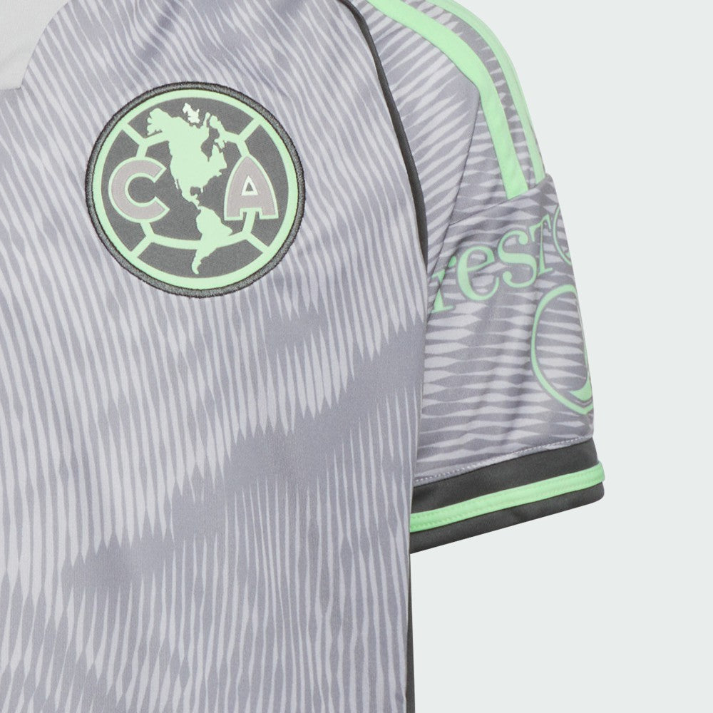 Club America Youth 2025 Third Replica Jersey Discount - Gray 