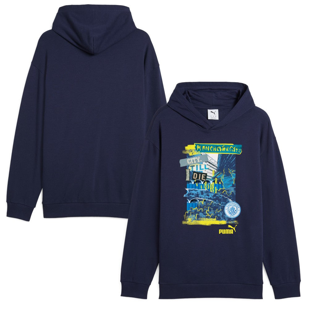 Manchester City ftblNRGY+ Pullover Hoodie Discount - Navy 