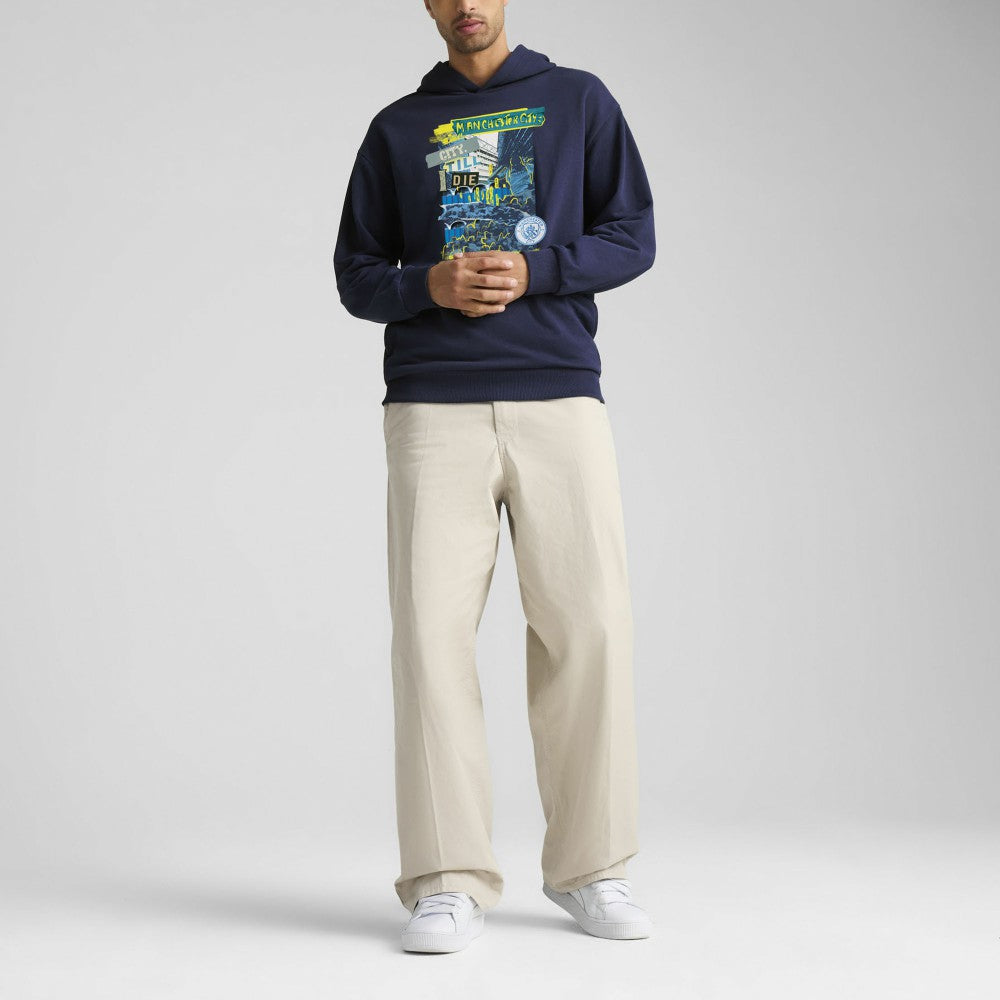 Manchester City ftblNRGY+ Pullover Hoodie Discount - Navy 