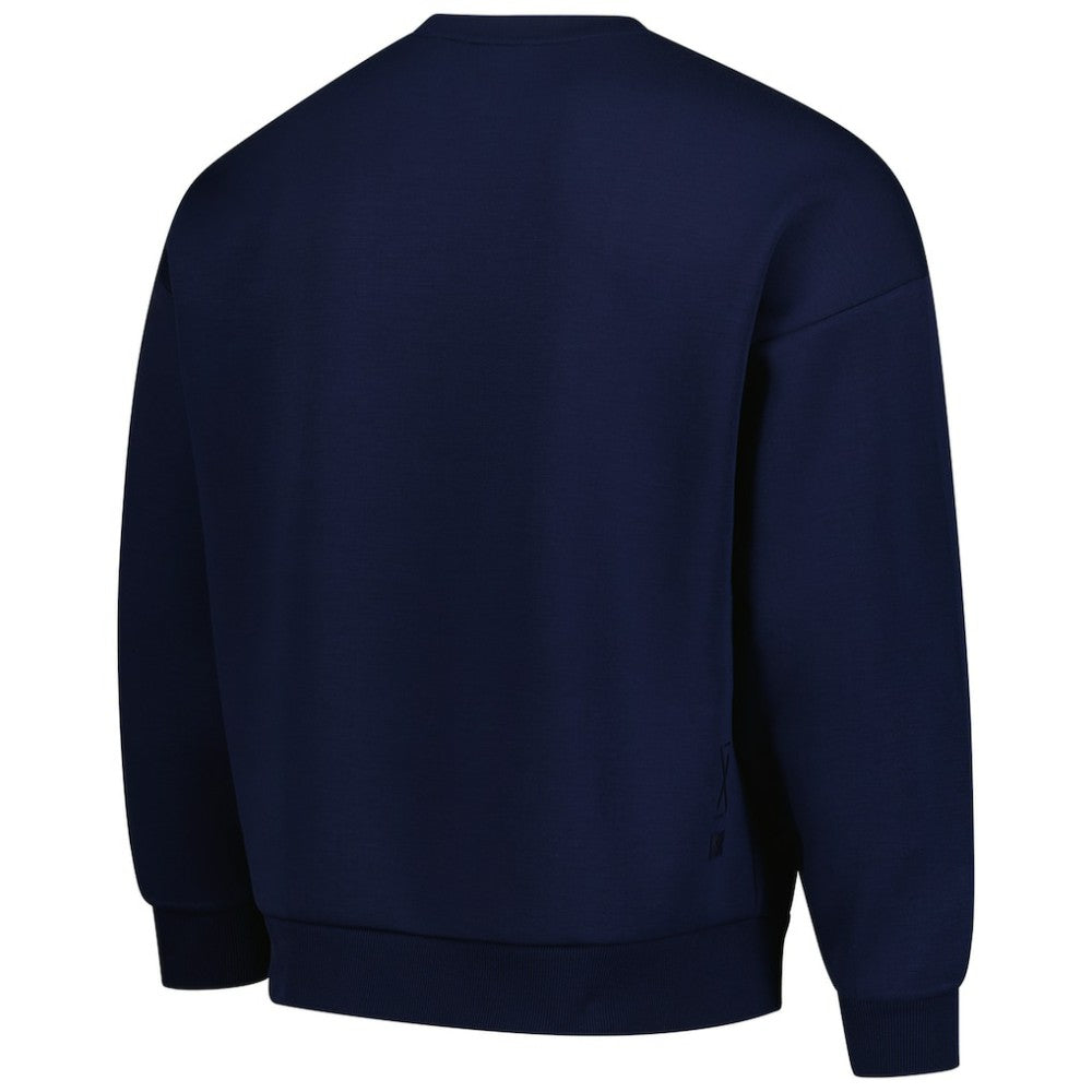 USMNT Levelwear Luxe Signature Lineage Tri-Blend Pullover Sweatshirt on sale - Navy 