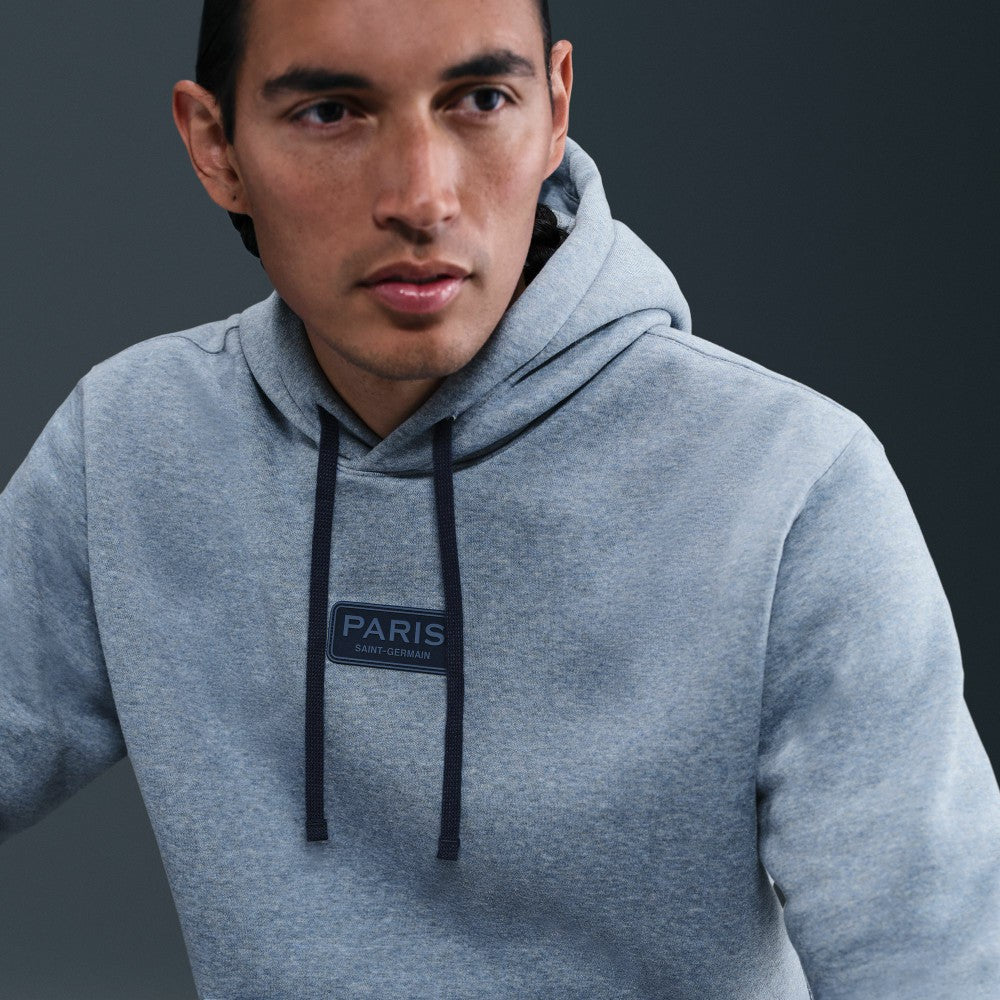 Paris Saint-Germain Club Pullover Hoodie on sale - Heather Navy 