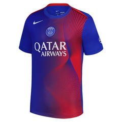 Paris Saint-Germain Third 2025/26 Academy Pro Pre-Match Top on sale - Royal 