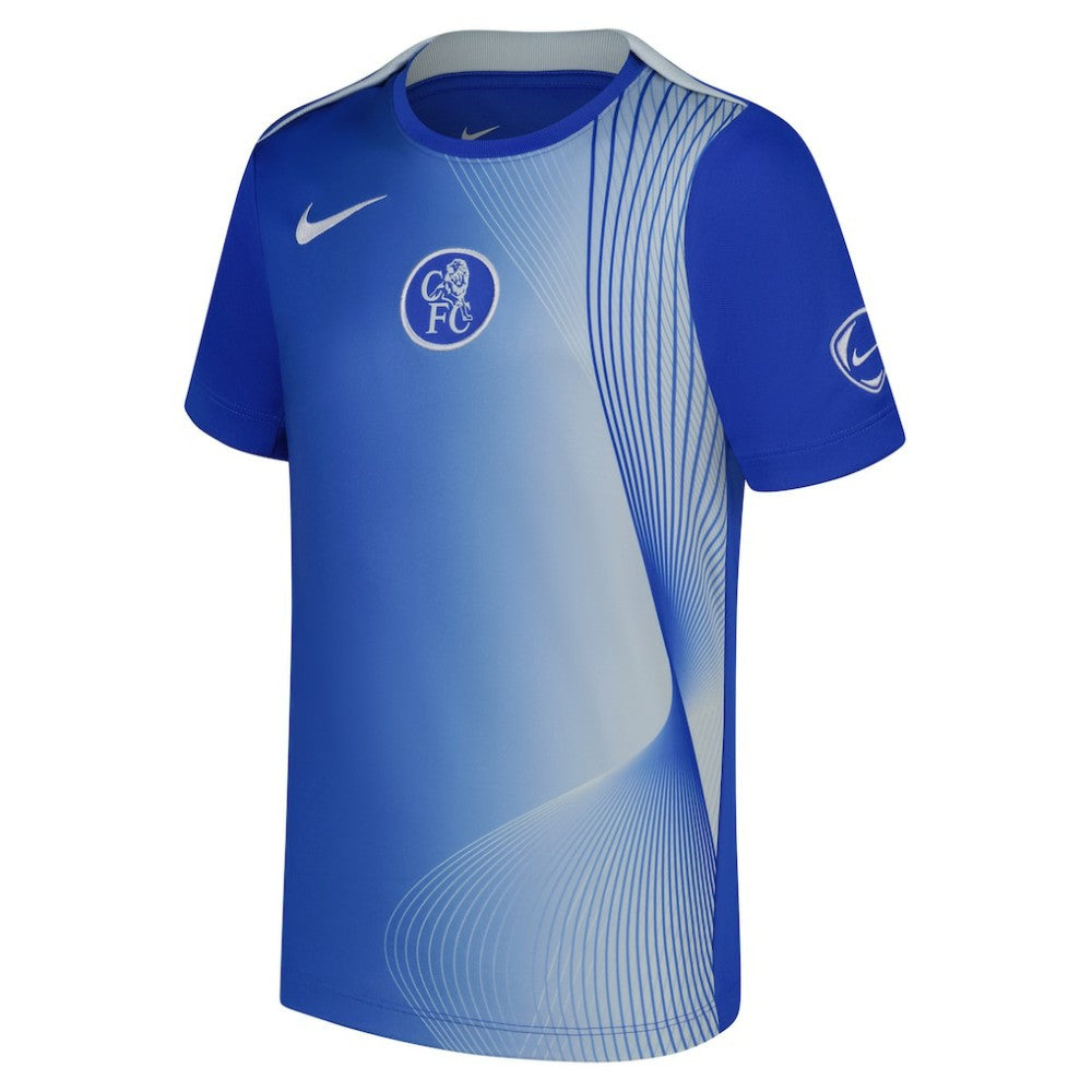 Chelsea Youth 2025/26 Third Academy Pro Pre-Match Dri-Fit Top on sale - Blue 