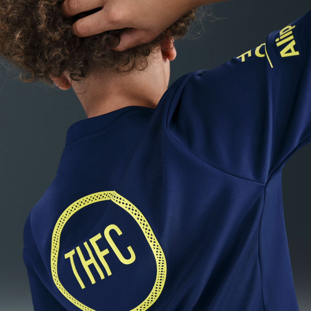 Tottenham Hotspur Youth 2025/26 Third Academy Pro Pre-Match Dri-Fit Top Sale - Navy 
