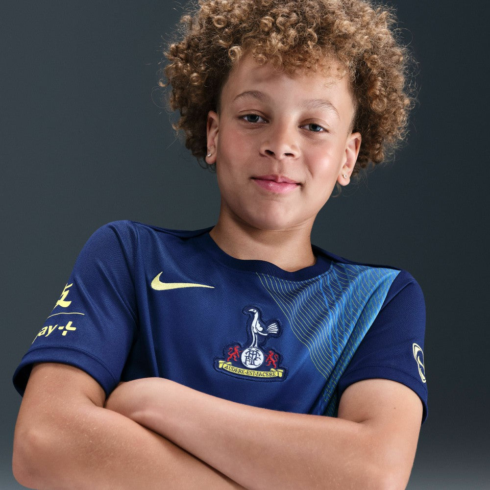 Tottenham Hotspur Youth 2025/26 Third Academy Pro Pre-Match Dri-Fit Top Sale - Navy 