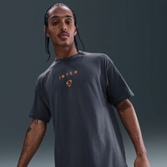 Inter Milan T90 Wordmark T-Shirt Discount - Gray 