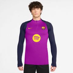 Barcelona 2025/26 Strike Drill Quarter-Zip Long Sleeve Dri-FIT Top on sale - Purple 