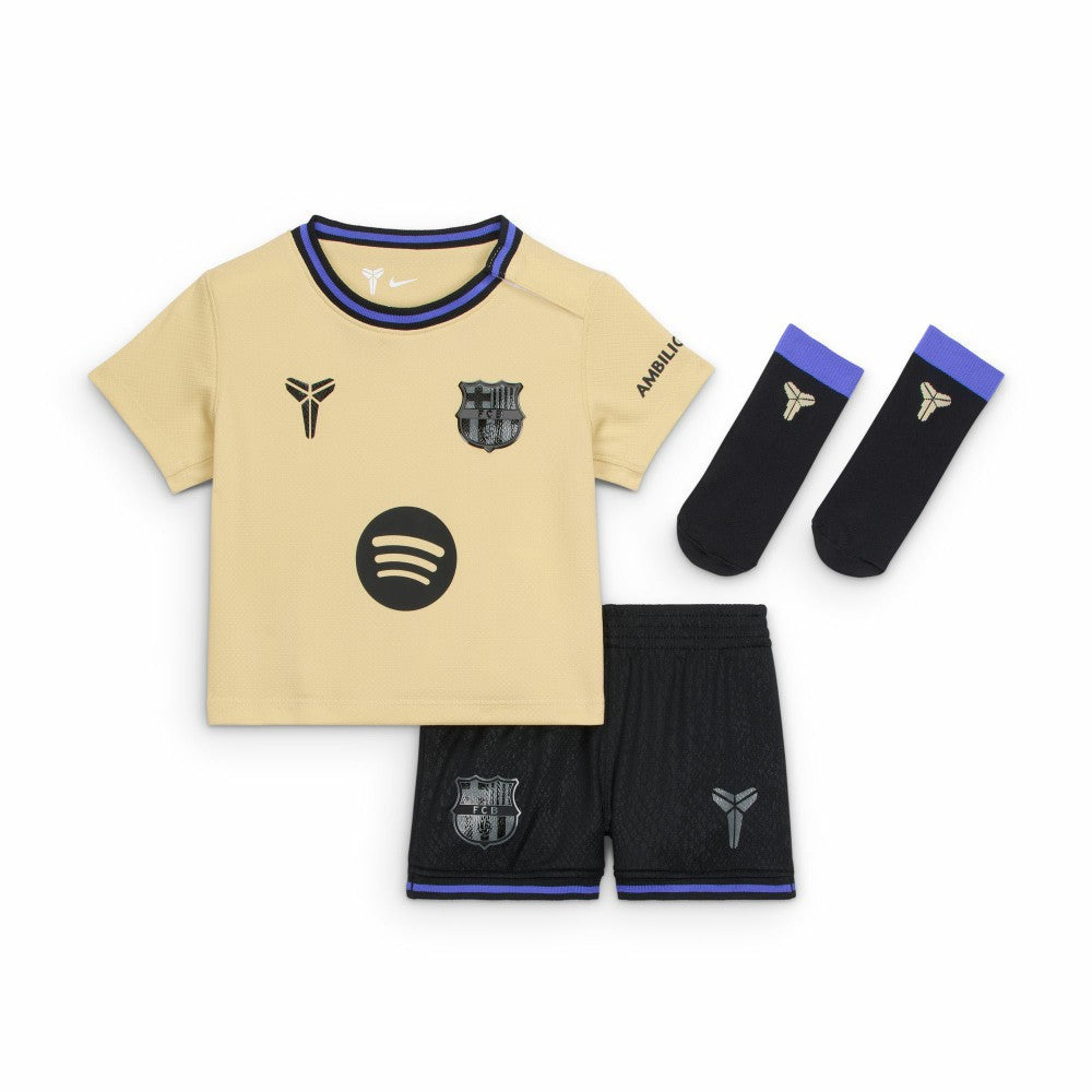Barcelona Infant 2025/26 Training Stadium Kit Set on sale - Gold 