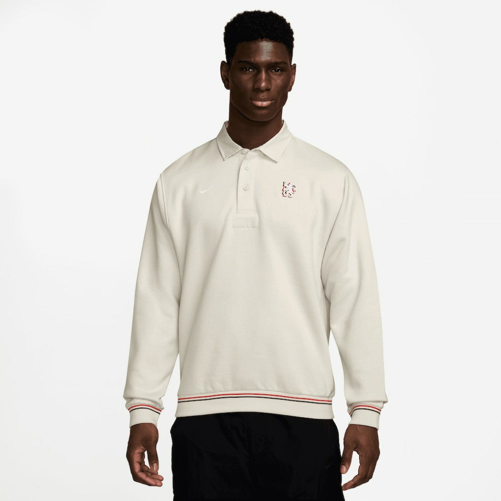 Chelsea Club Long Sleeve Polo on sale - Cream 