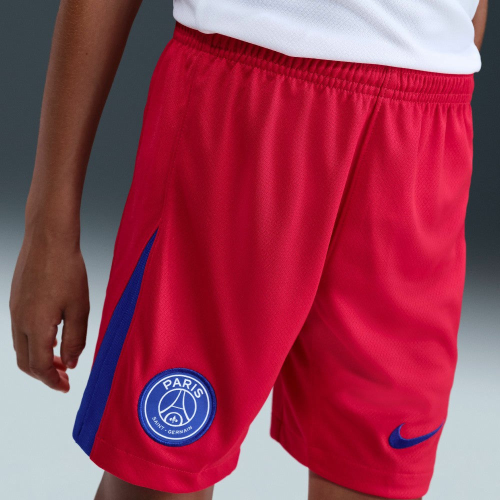 Paris Saint-Germain Youth 2025/26 Dri-FIT Stadium Shorts on sale - Red 