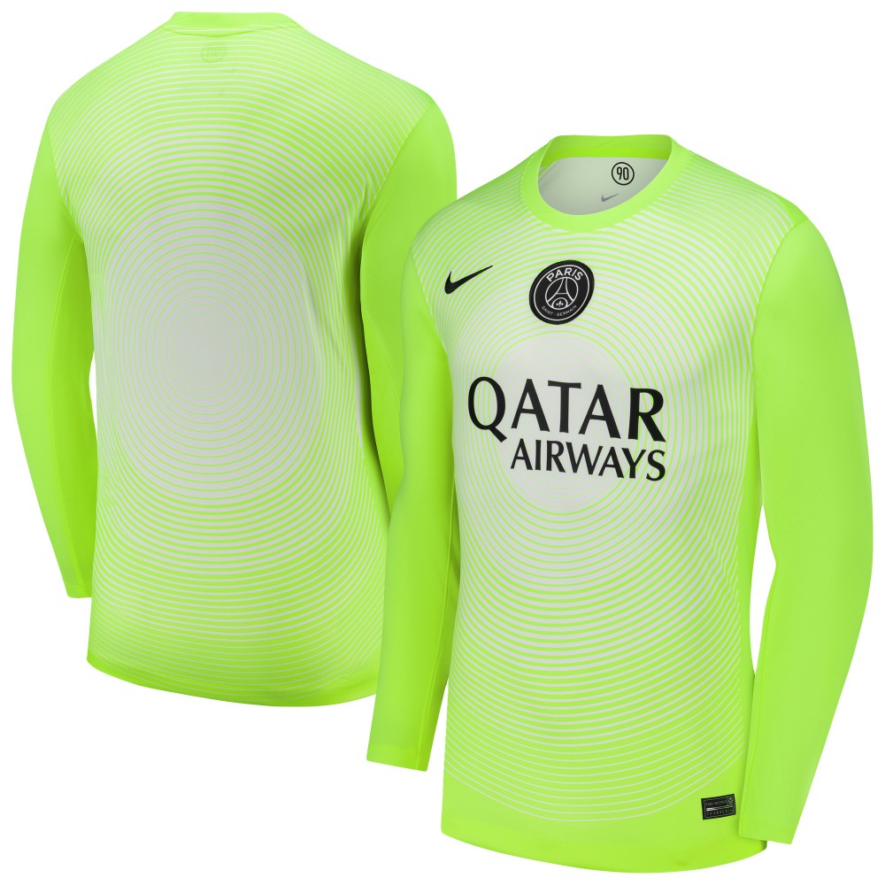 Paris Saint-Germain 2025/26 Third Goalkeeper Replica Long Sleeve Jersey on sale - Neon Green 